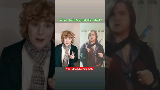 Title card image for video titled "What about second breakfast?" #secondbreakfast #lordoftherings #aragorn #pippin #thehobbit #cosplay Title card image for video titled "What about second breakfast?" #secondbreakfast #lordoftherings #aragorn #pippin #thehobbit #cosplay